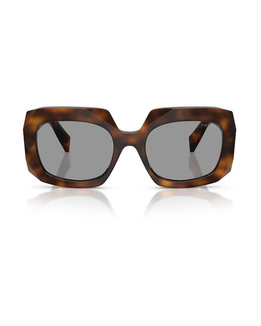 Prada Prb23S Zonnebril in het Brown