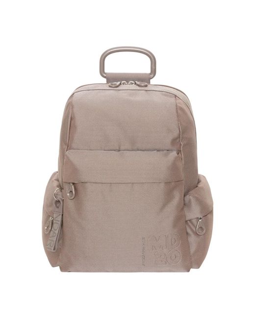 Mandarina Duck Gray Backpacks