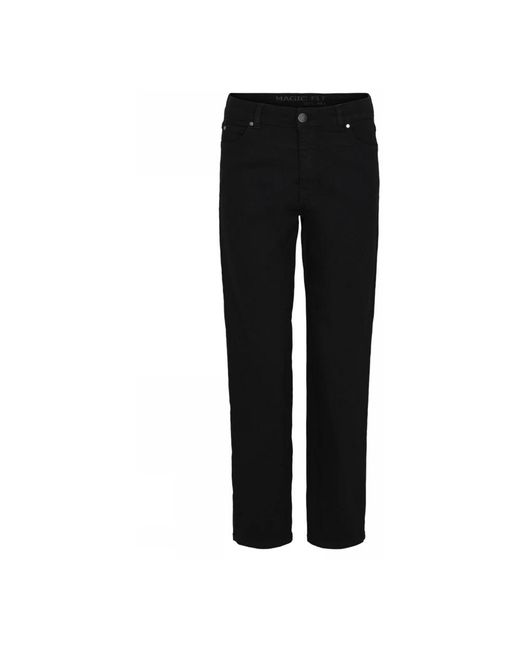 Cro Broeken ,Zwart ,Katoen Zwarte Straight Leg Broek in het Black