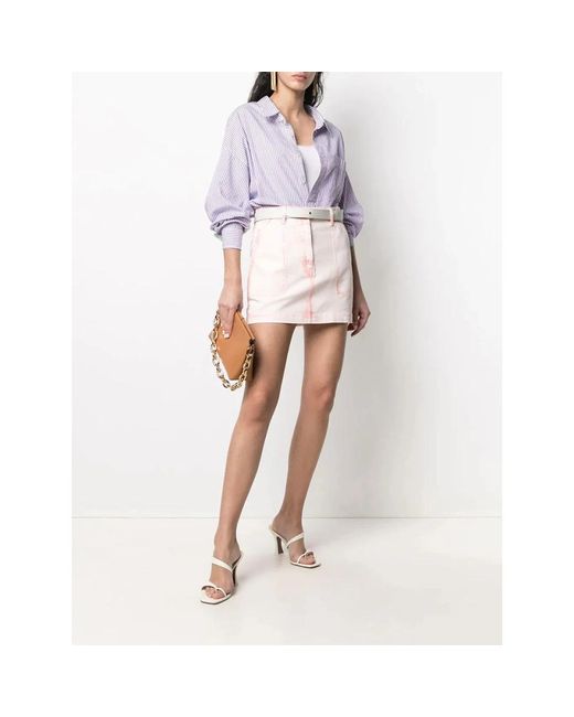 Alberta Ferretti Pink Short Skirts