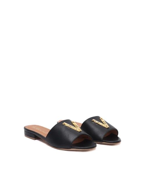 Via Roma 15 Black Sliders