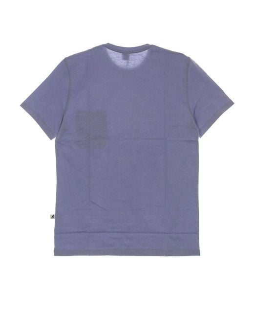Kangol Tops ,Paars ,Katoen Heritage Taped Tee Iced Lilac in het Purple voor heren