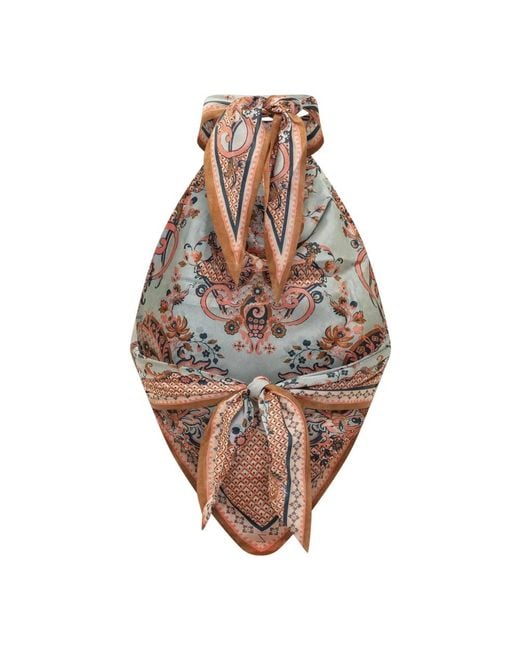 Zimmermann Metallic Sleeveless Tops