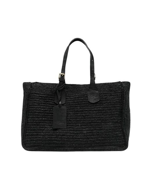 IBELIV Black Shopping Bags