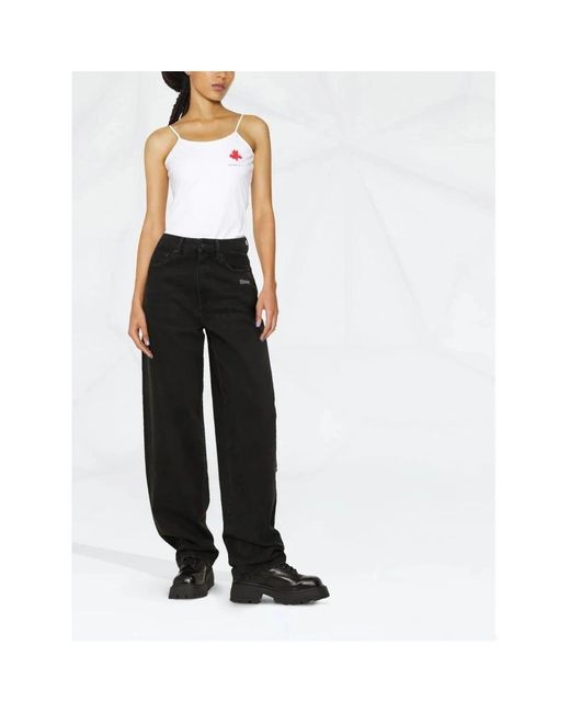 DSquared² White Sleeveless Tops