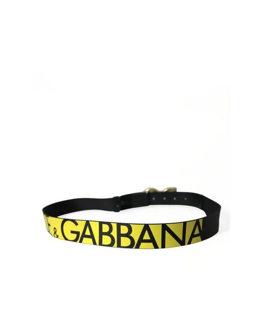 Dolce & Gabbana Yellow Belts
