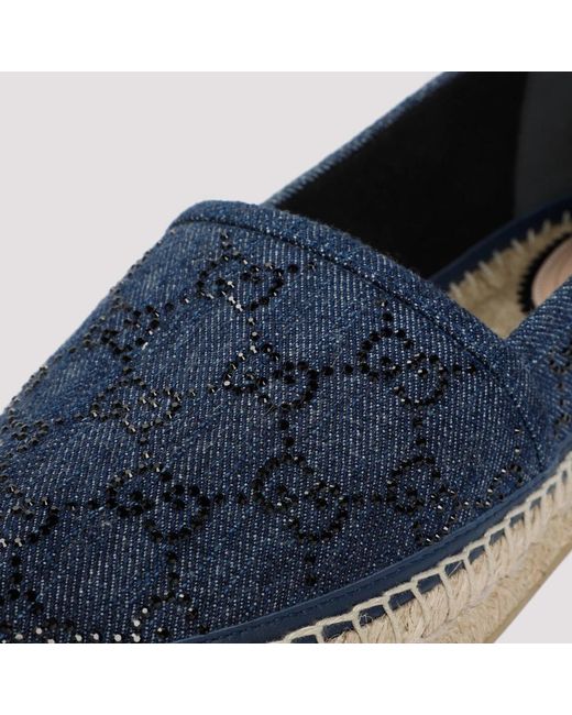 Gucci Blue Espadrilla sandal