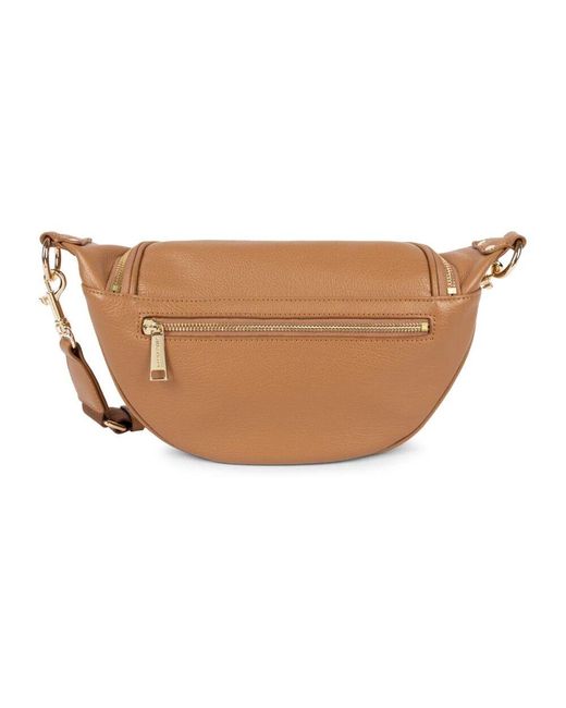 Lancaster Brown Gürteltasche Mit Reißverschluss Dune Kamel