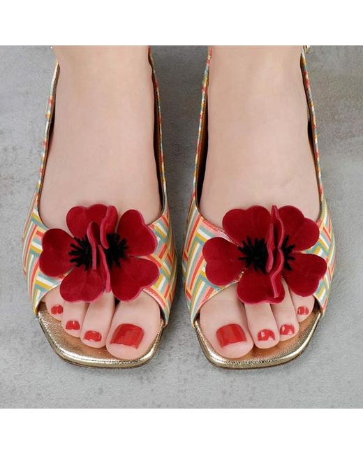 Chie Mihara Pink Flat sandals