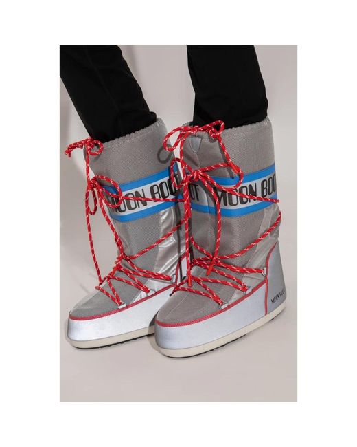 Moon Boot Blue Winter Boots