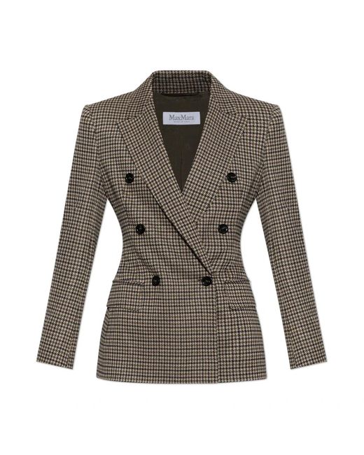 Max Mara Jassen ,Wol Eccelso Blazer in het Green