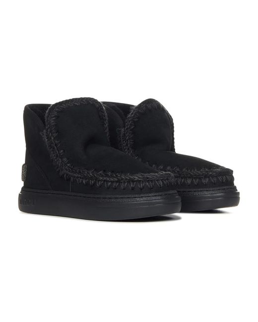 Mou Black Winter Boots