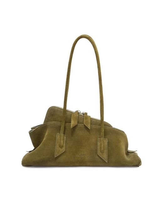 The Attico Green Shoulder Bags