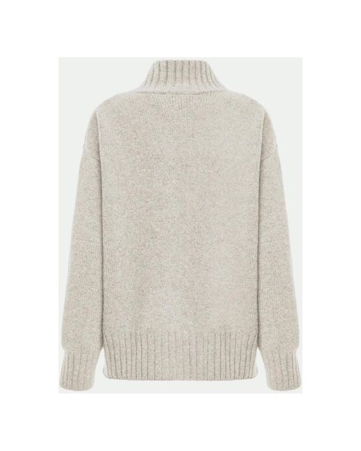 Malo White Cashmere Knitwear