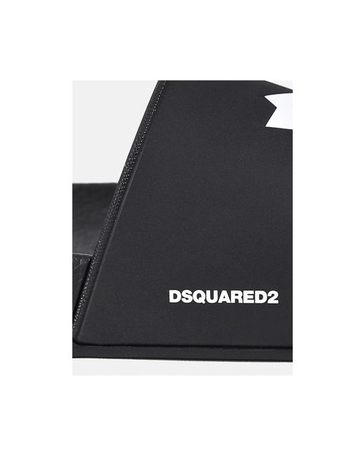 DSquared² Black Sliders for men
