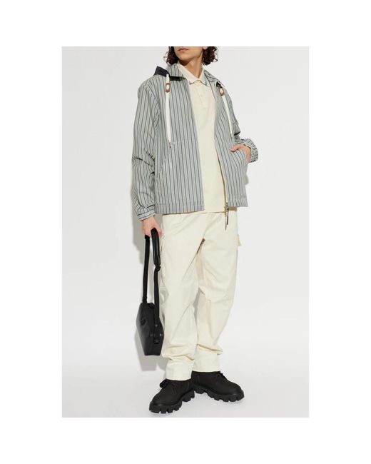 Moncler Gray Light Jackets for men