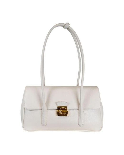 Coccinelle White Ledertasche