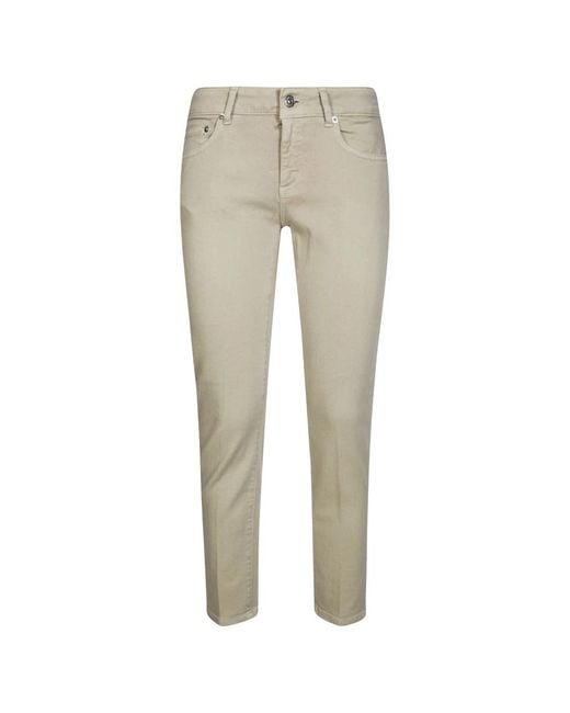 Dondup Natural Cropped Jeans