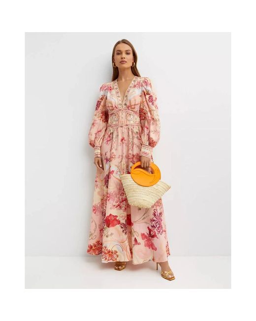 Camilla Maxi Dresses in het Pink