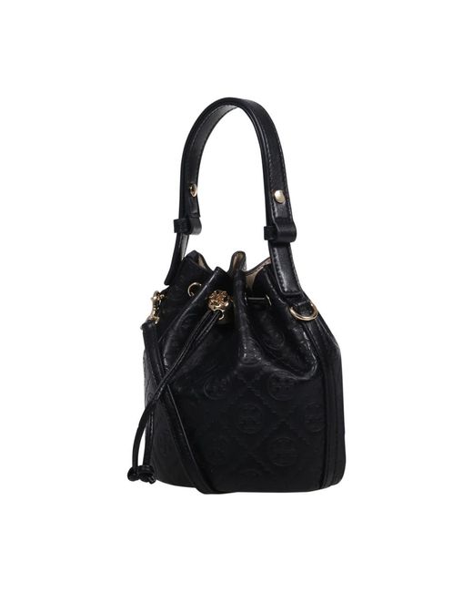 Tory Burch Bucket Bags in het Black