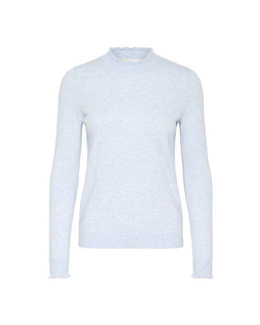 Inwear Blue Round-Neck Knitwear