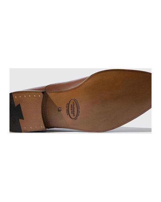 Scarosso Brown Laced Shoes for men