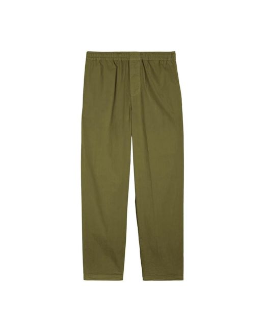 Aspesi Green Straight Trousers for men
