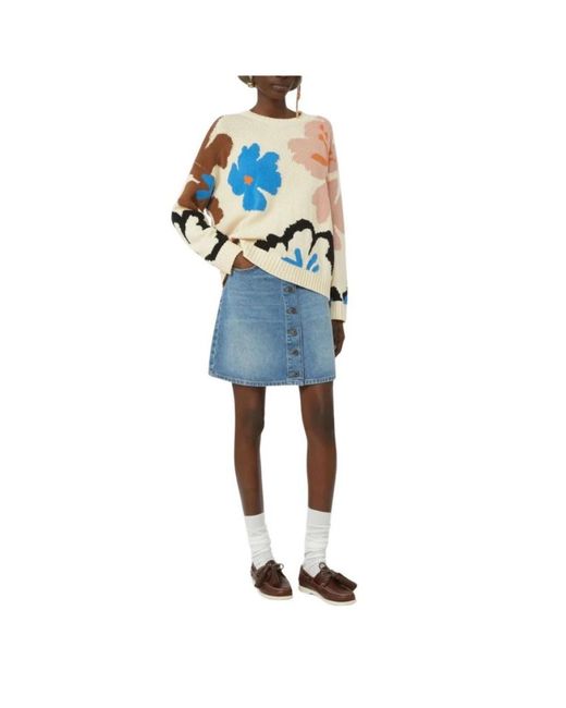 Weekend by Maxmara Blue Round-Neck Knitwear
