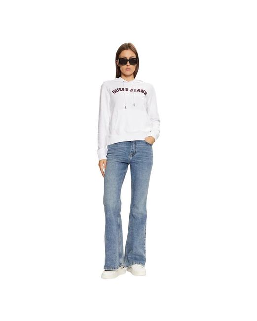 Hoodies Guess de color White