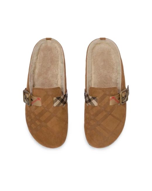 Burberry Brown Slippers