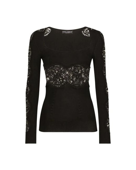 Suéter negro Dolce & Gabbana de color Black