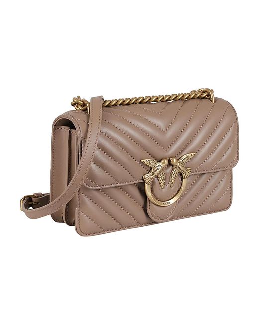 Pinko Natural Cross Body Bags