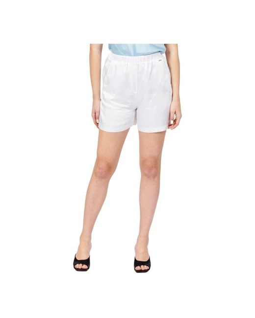 Armani Exchange Blue Short Shorts