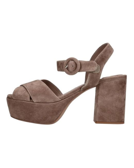 Jeffrey Campbell Brown High Heel Sandals
