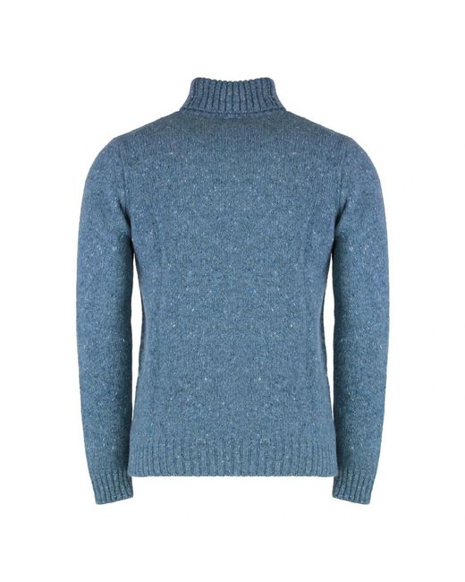 Moorer Blue Turtlenecks for men