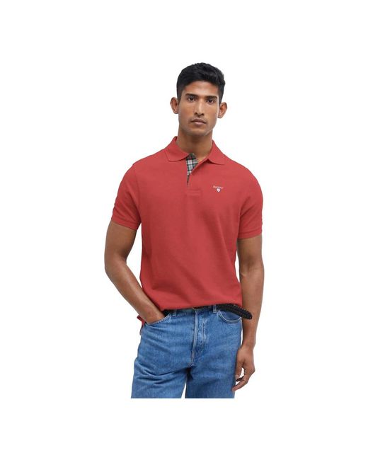 Barbour Red Polo Shirts for men