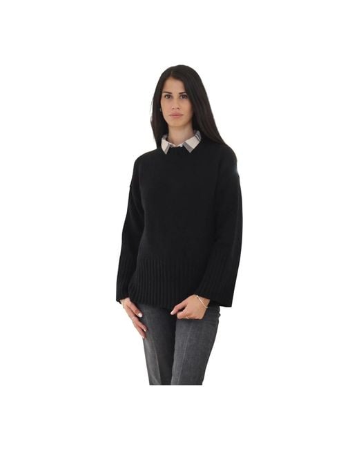 Barbour Black Winter Schwarzer Pullover