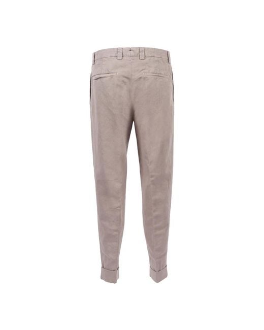 BERWICK  1707 Gray Chinos for men