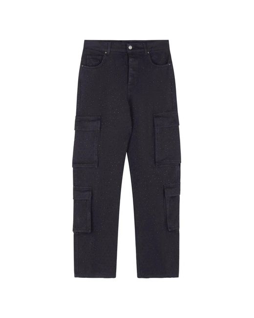 Barrow Pantalone Cargo Strass in het Blue voor heren