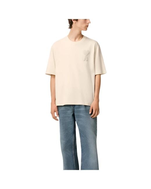 AMI Natural T-Shirts for men