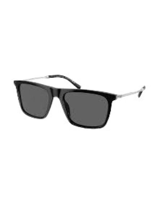 Bv7039 501/b1 occhiali da sole di BVLGARI in Black da Uomo