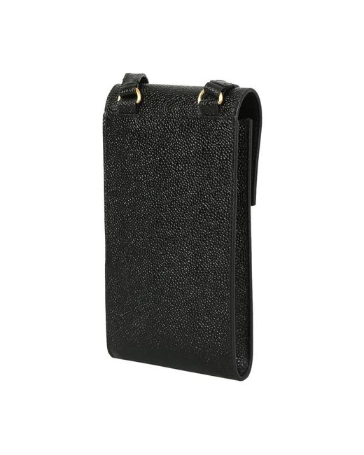 Thom Browne Black Phone Accessories for men