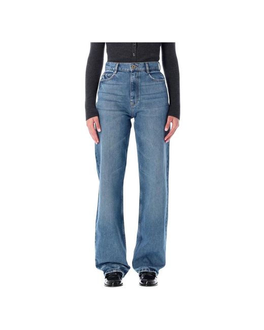 Sessun Blue Straight Jeans