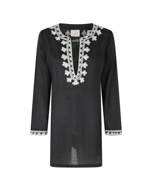 Mc2 Saint Barth Black Tunics