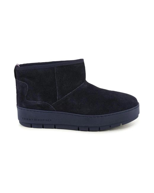 Tommy Hilfiger Blue Winter Boots