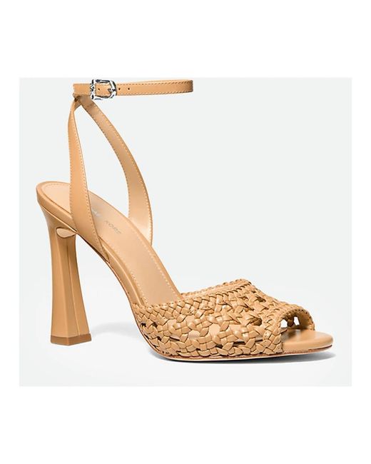 Michael Kors Metallic High Heel Sandals