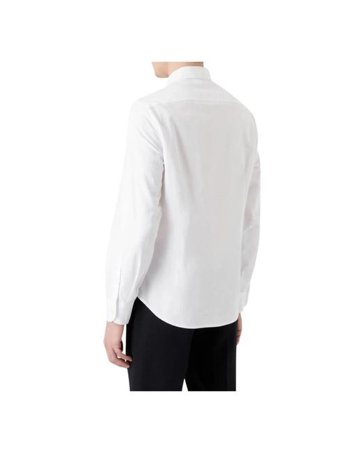 Emporio Armani Casual Shirts in het White voor heren