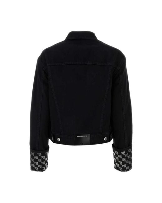 Alexander Wang Denim Jackets in het Black