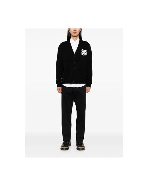Cardigans Maison Kitsuné de hombre de color Black