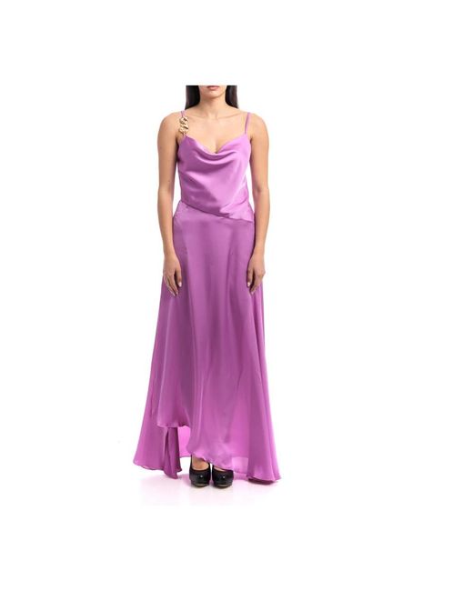SIMONA CORSELLINI Purple Party Dresses